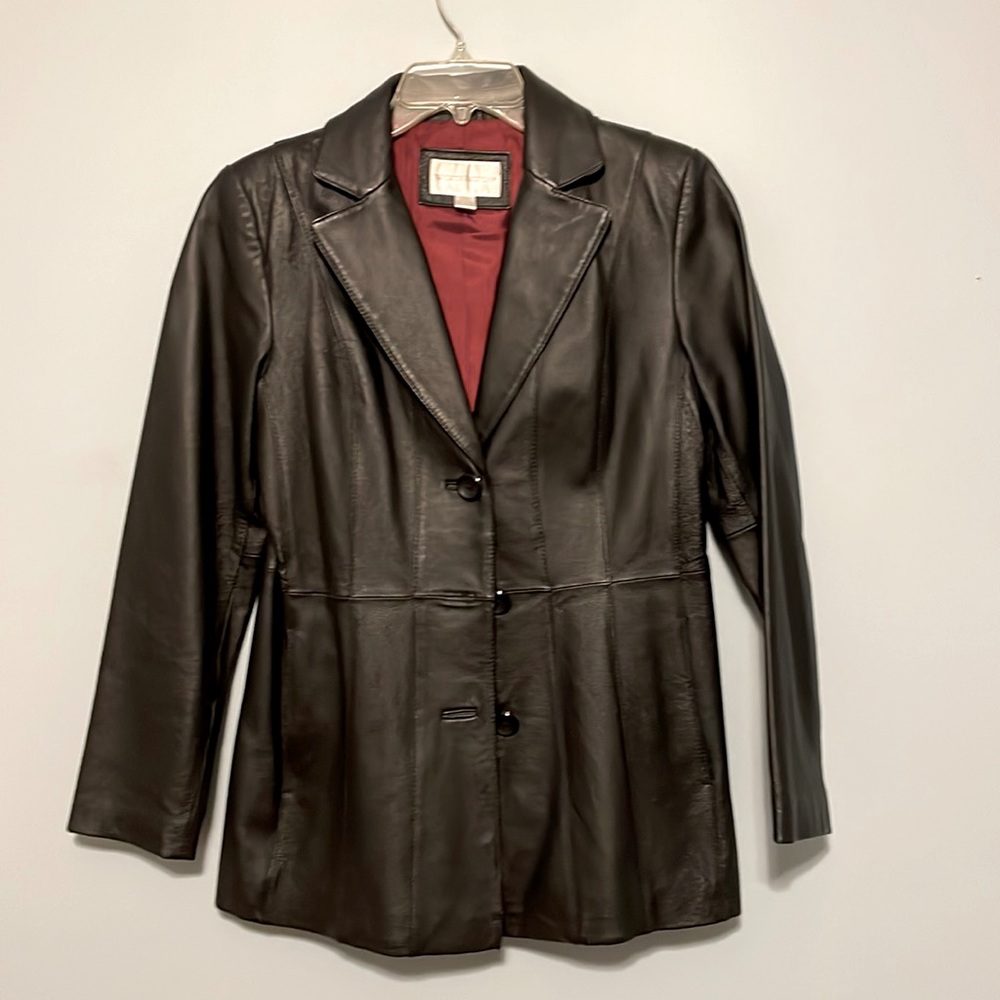 Worthington womens leather jacket